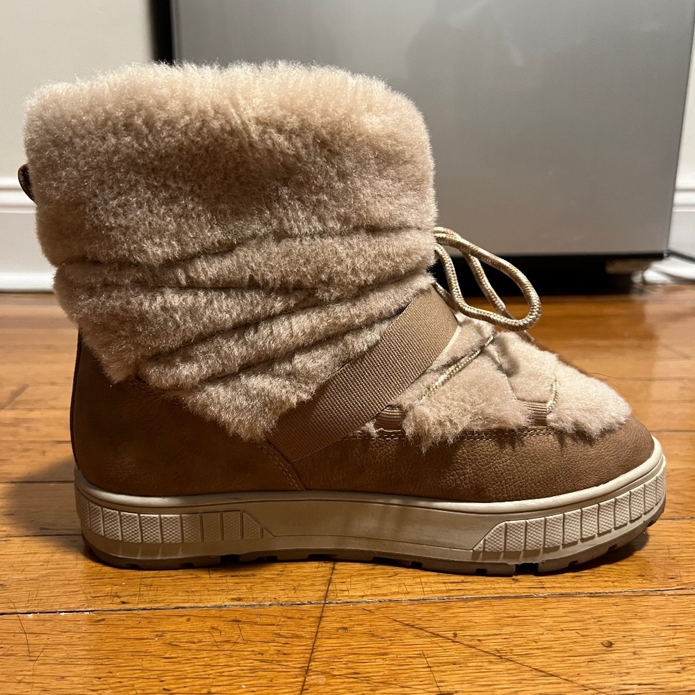 Time and Tru Women's Faux Fur Winter Boots